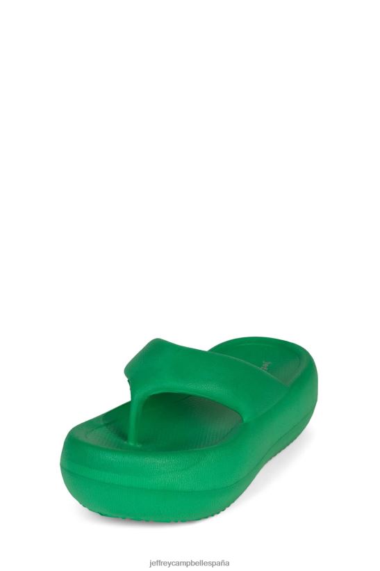 mujer Jeffrey Campbell chillaxin verde PHXV4X173 sandalias