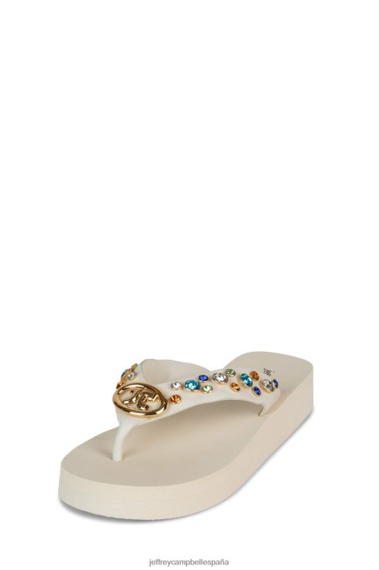 mujer Jeffrey Campbell icónicos crema multi PHXV4X170 sandalias