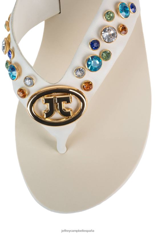 mujer Jeffrey Campbell icónicos crema multi PHXV4X170 sandalias