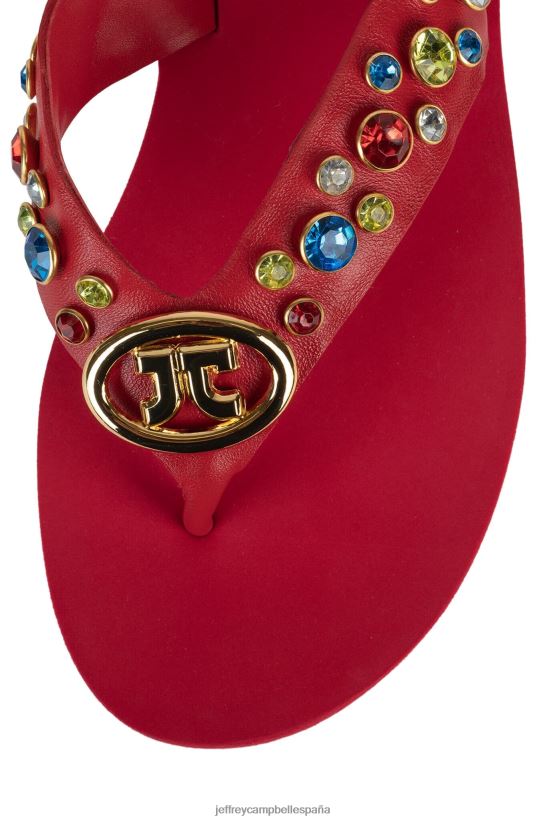 mujer Jeffrey Campbell icónicos multi rojo PHXV4X166 sandalias