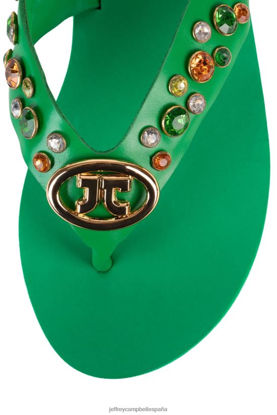 mujer Jeffrey Campbell icónicos multi verde PHXV4X168 sandalias