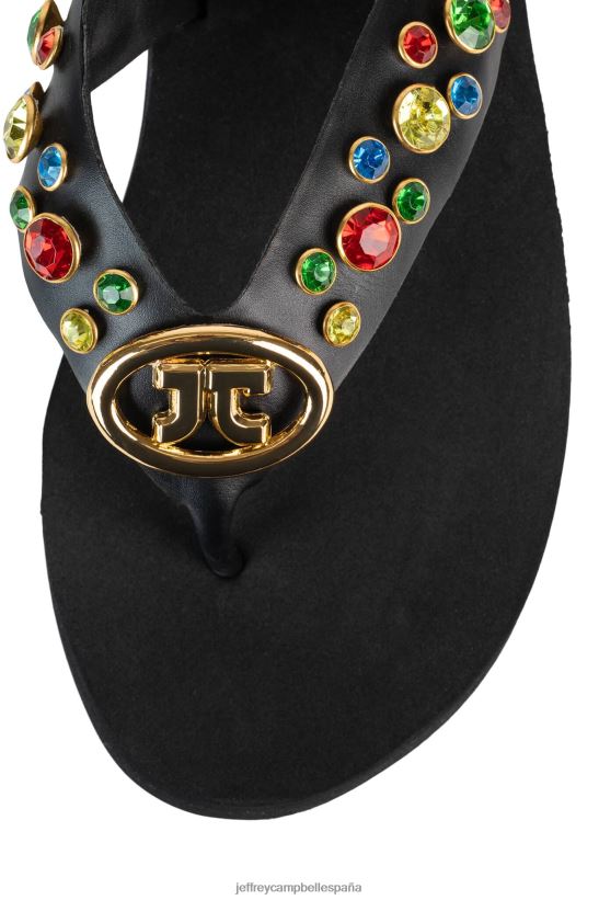 mujer Jeffrey Campbell icónicos negro multi PHXV4X167 sandalias