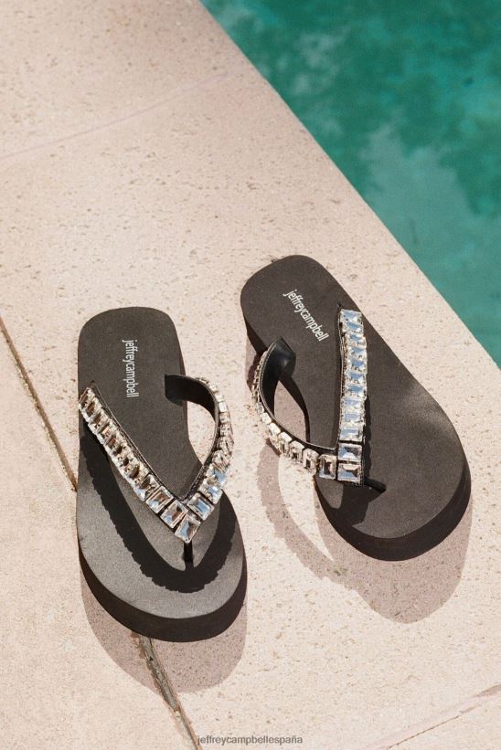 mujer Jeffrey Campbell icónicos-s negro claro PHXV4X181 sandalias