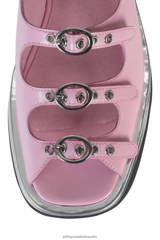 mujer Jeffrey Campbell infrarrojo caja rosa plata PHXV4X221 sandalias