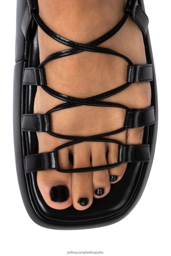 mujer Jeffrey Campbell innovar negro PHXV4X237 sandalias