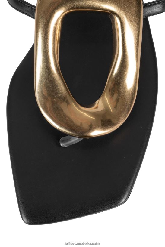 mujer Jeffrey Campbell linques-2 oro negro PHXV4X1750 sandalias