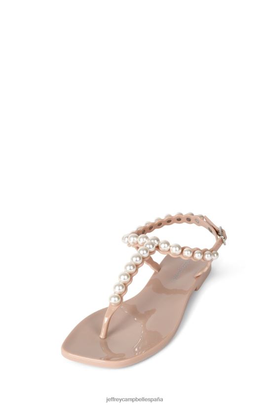 mujer Jeffrey Campbell nacarado brillante natural PHXV4X64 sandalias