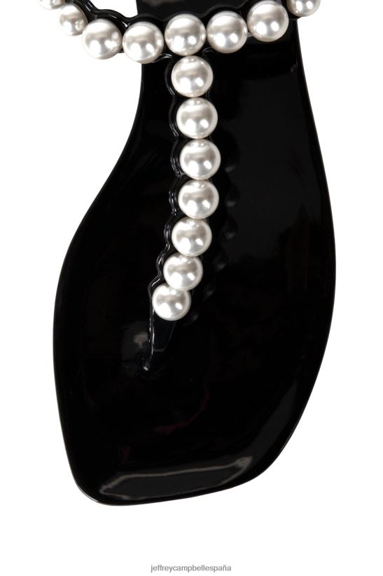 mujer Jeffrey Campbell nacarado negro brillante PHXV4X65 sandalias