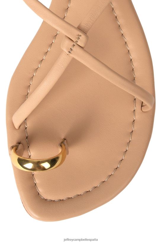 mujer Jeffrey Campbell pacifico oro beis PHXV4X100 sandalias