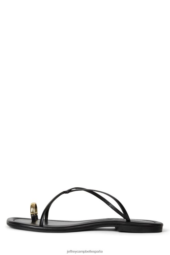 mujer Jeffrey Campbell pacifico oro negro PHXV4X99 sandalias