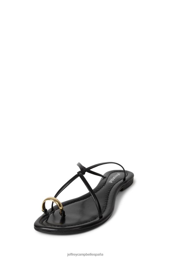 mujer Jeffrey Campbell pacifico oro negro PHXV4X99 sandalias