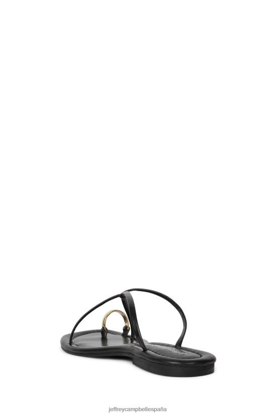 mujer Jeffrey Campbell pacifico oro negro PHXV4X99 sandalias