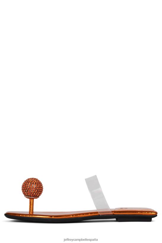 mujer Jeffrey Campbell refinado naranja claro PHXV4X1746 sandalias