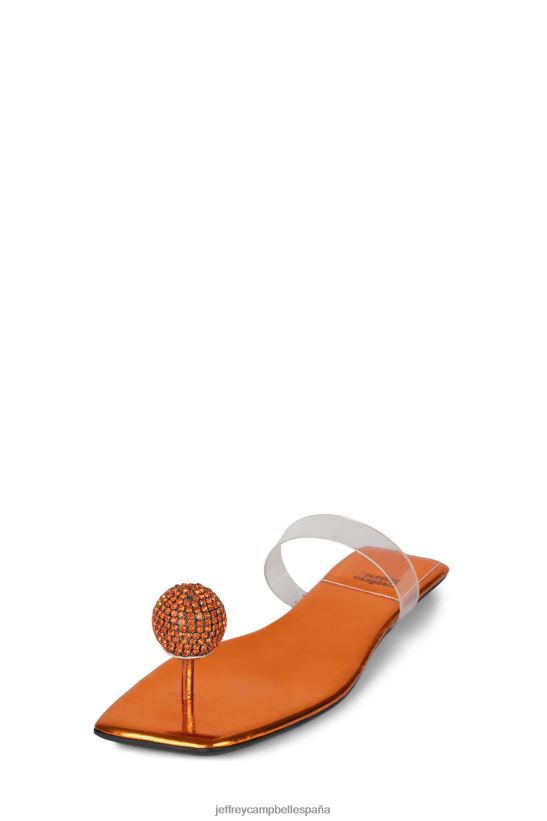 mujer Jeffrey Campbell refinado naranja claro PHXV4X1746 sandalias