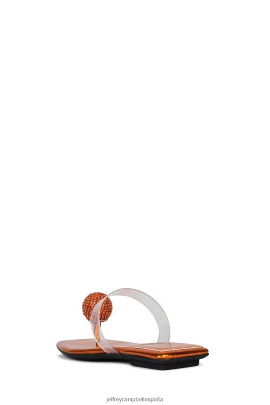 mujer Jeffrey Campbell refinado naranja claro PHXV4X1746 sandalias