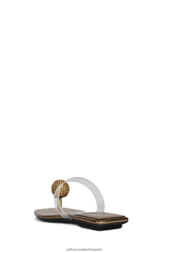 mujer Jeffrey Campbell refinado oro claro PHXV4X1744 sandalias