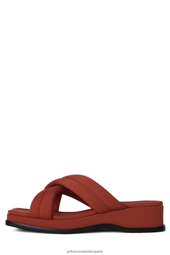 mujer Jeffrey Campbell sol-sación neopreno rojo PHXV4X22 sandalias