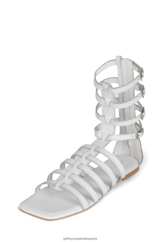 mujer Jeffrey Campbell top-2 blanco PHXV4X240 sandalias