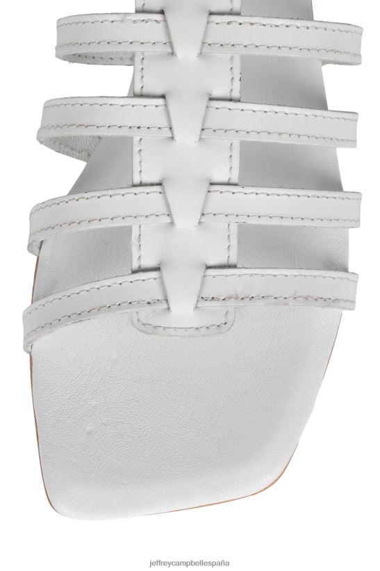 mujer Jeffrey Campbell top-2 blanco PHXV4X240 sandalias