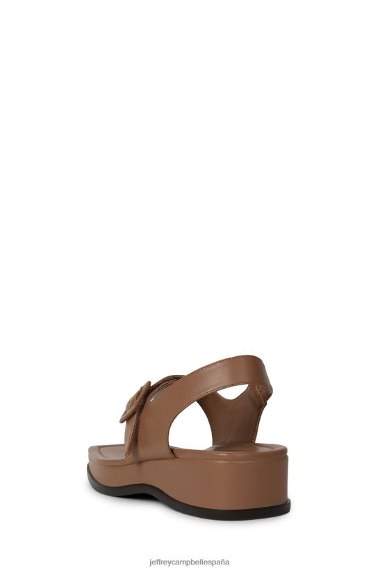 mujer Jeffrey Campbell vanderbilt marrón claro PHXV4X27 sandalias