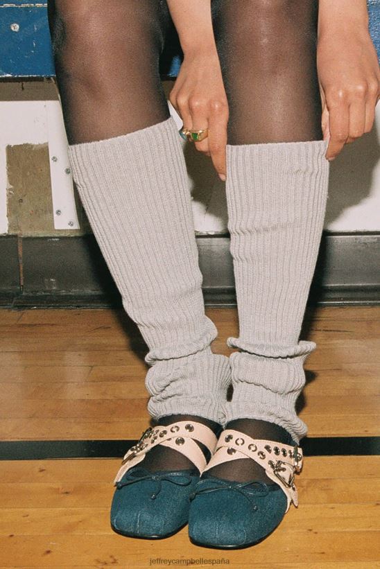 mujer Jeffrey Campbell coreo mezclilla azul natural PHXV4X211 zapatillas de ballet