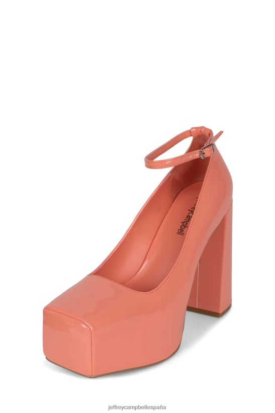 mujer Jeffrey Campbell bueno patente de coral PHXV4X1307 bomba de plataforma