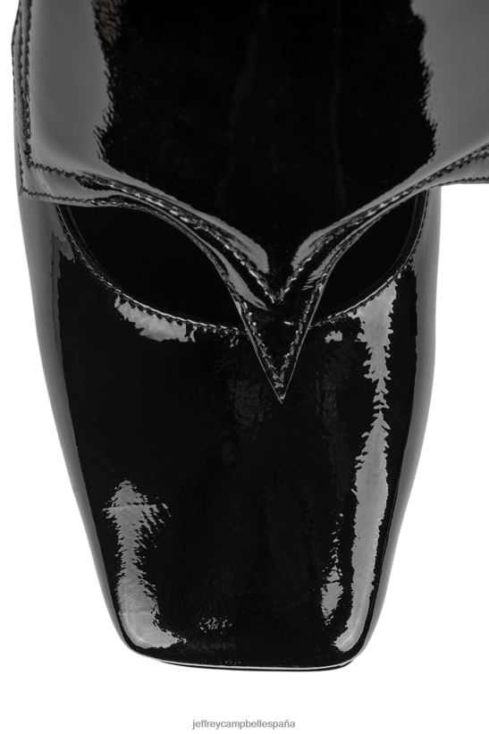 mujer Jeffrey Campbell chiflado-b charol negro PHXV4X1274 bomba de plataforma