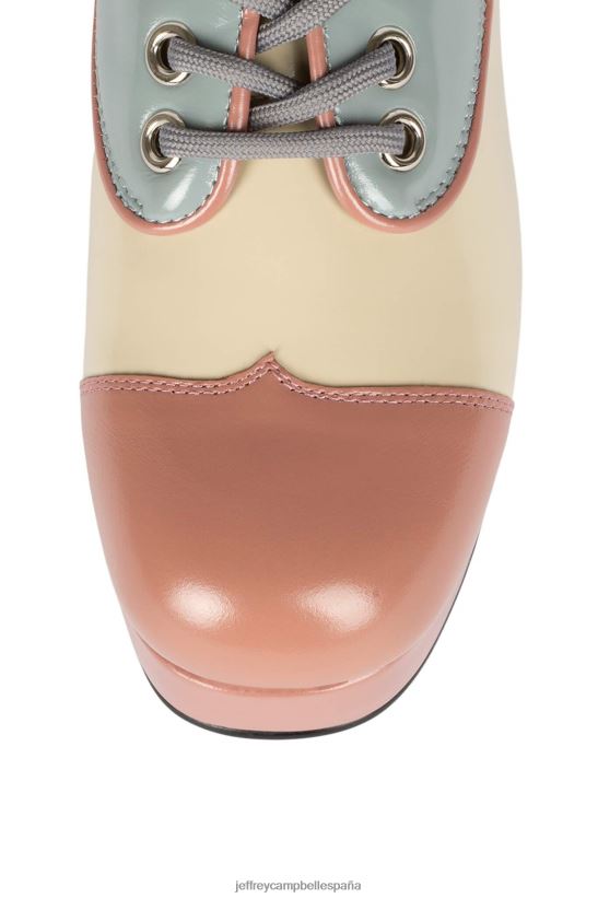 mujer Jeffrey Campbell escuela crema malva azul PHXV4X1259 bomba de plataforma
