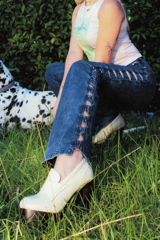 mujer Jeffrey Campbell gárgola Marfil PHXV4X1251 bomba de plataforma