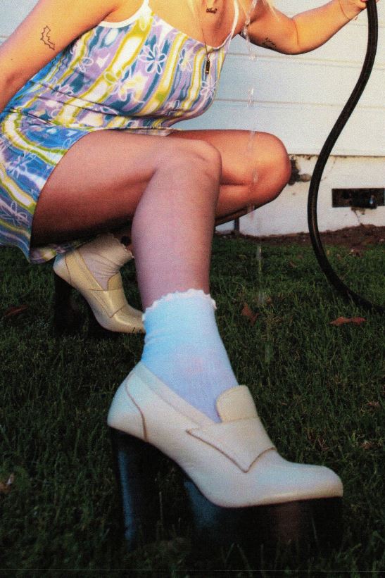 mujer Jeffrey Campbell gárgola Marfil PHXV4X1251 bomba de plataforma