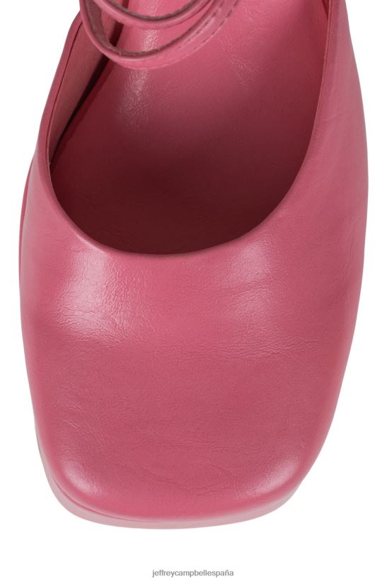 mujer Jeffrey Campbell leila arruga rosa PHXV4X1292 bomba de plataforma