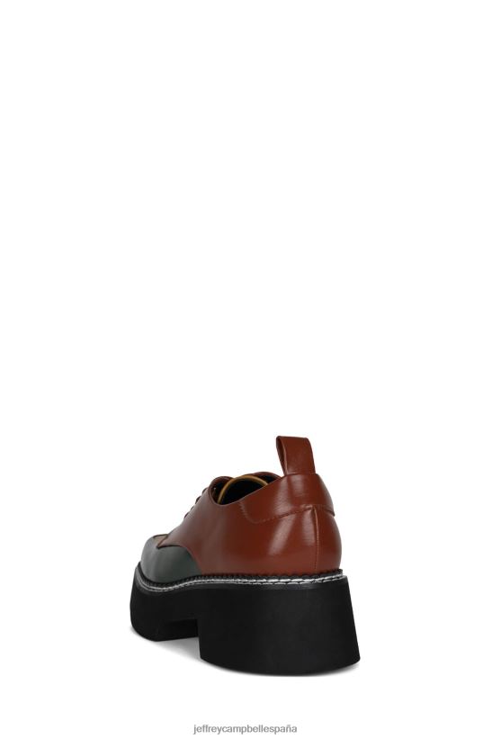 mujer Jeffrey Campbell libro mostaza verde multi PHXV4X1261 bomba de plataforma