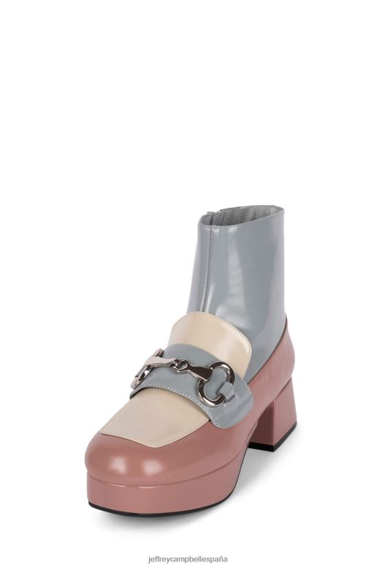 mujer Jeffrey Campbell prepster crema malva azul PHXV4X1257 bomba de plataforma