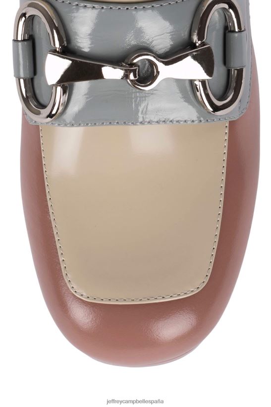 mujer Jeffrey Campbell prepster crema malva azul PHXV4X1257 bomba de plataforma