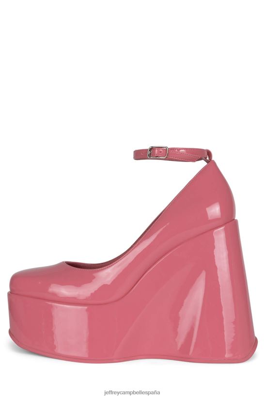 mujer Jeffrey Campbell yazmín charol rosa PHXV4X1276 bomba de plataforma
