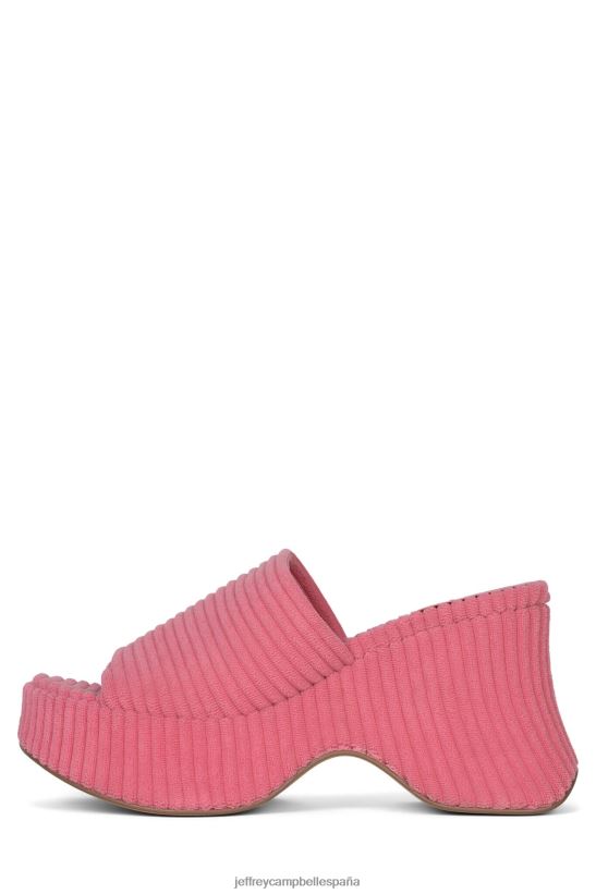 mujer Jeffrey Campbell 6teen-2 toalla de rayas rosas PHXV4X38 sandalia plataforma