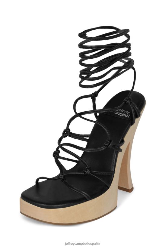 mujer Jeffrey Campbell amanecer negro natural PHXV4X1134 sandalia plataforma