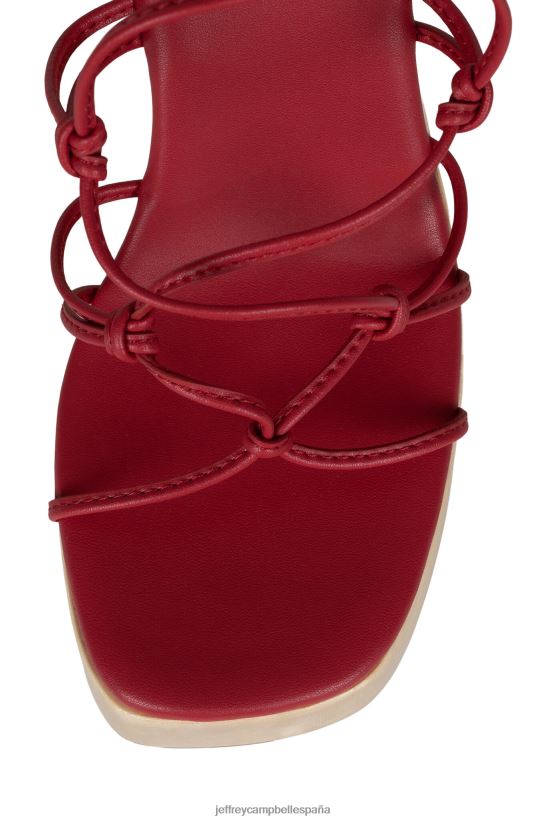 mujer Jeffrey Campbell amanecer rojo natural PHXV4X1135 sandalia plataforma