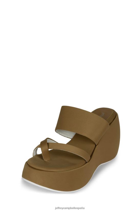 mujer Jeffrey Campbell ambiente-2 neopreno tostado polvoriento PHXV4X1145 sandalia plataforma