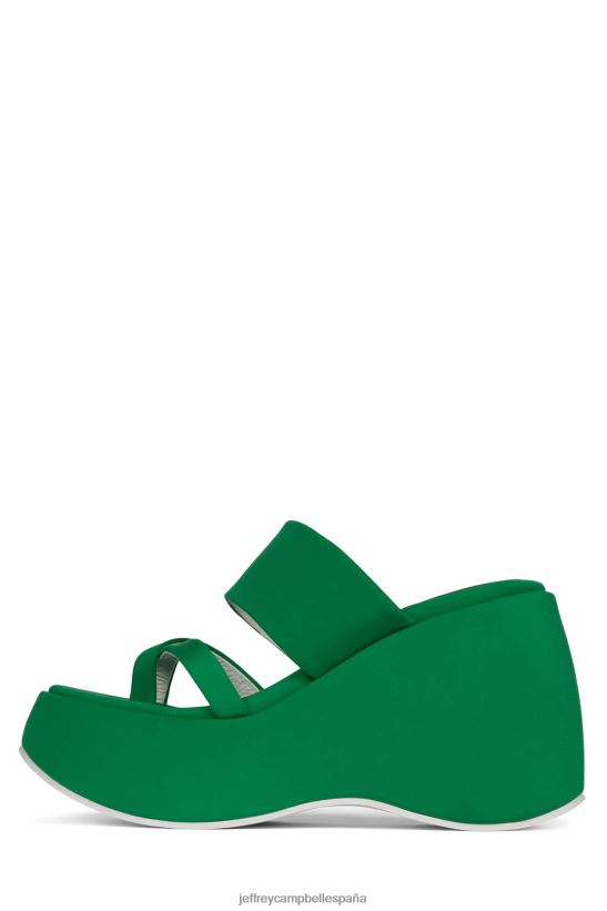 mujer Jeffrey Campbell ambiente-2 neopreno verde PHXV4X1147 sandalia plataforma