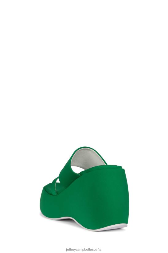 mujer Jeffrey Campbell ambiente-2 neopreno verde PHXV4X1147 sandalia plataforma