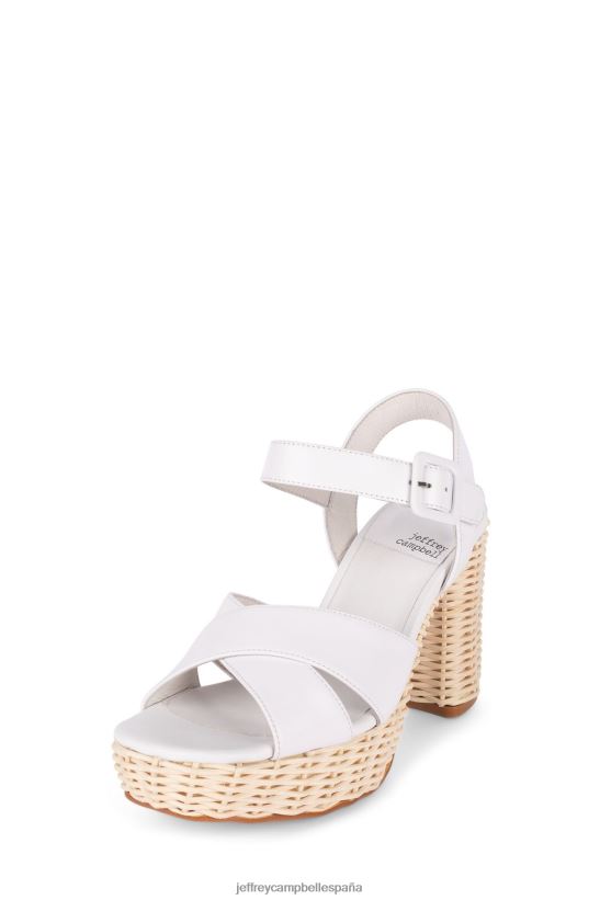 mujer Jeffrey Campbell amma-2w blanco PHXV4X1100 sandalia plataforma