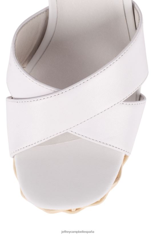mujer Jeffrey Campbell amma-2w blanco PHXV4X1100 sandalia plataforma