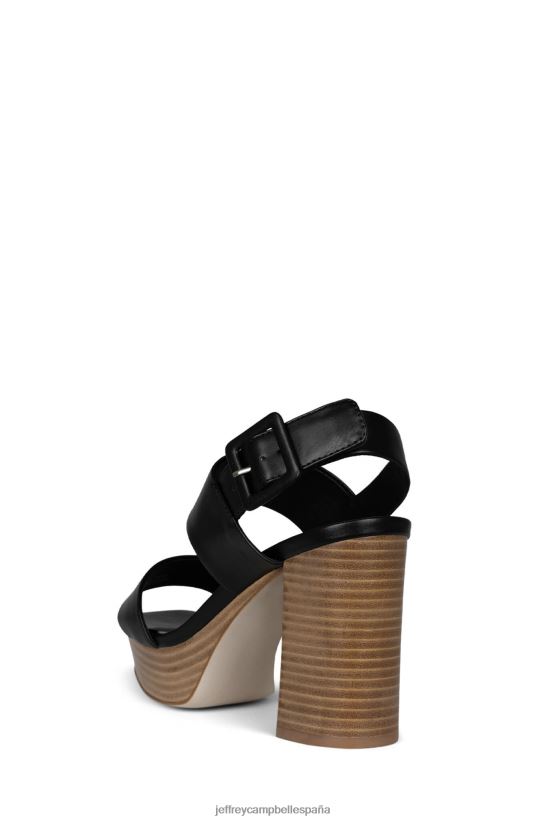 mujer Jeffrey Campbell ammaly-st negro PHXV4X1094 sandalia plataforma