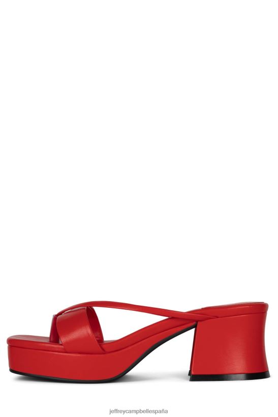 mujer Jeffrey Campbell animales rojo PHXV4X998 sandalia plataforma