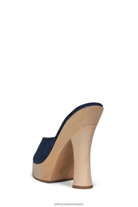 mujer Jeffrey Campbell annais mezclilla azul PHXV4X1131 sandalia plataforma