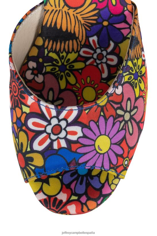 mujer Jeffrey Campbell aturdimiento multifloral PHXV4X965 sandalia plataforma