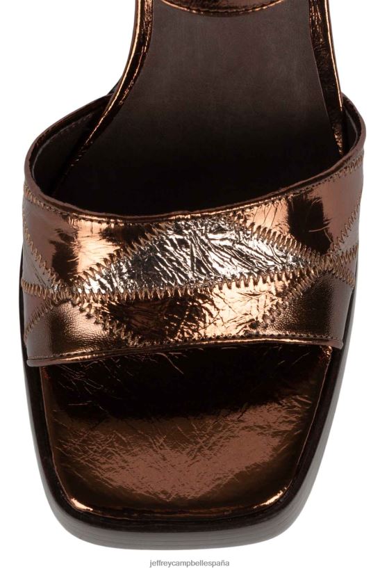 mujer Jeffrey Campbell bailarín bronce multi PHXV4X1204 sandalia plataforma
