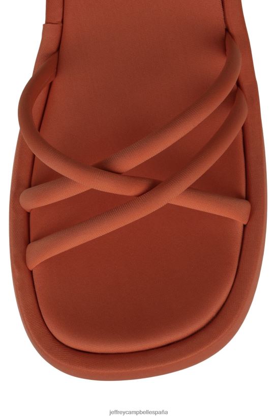 mujer Jeffrey Campbell brillar neopreno naranja PHXV4X252 sandalia plataforma