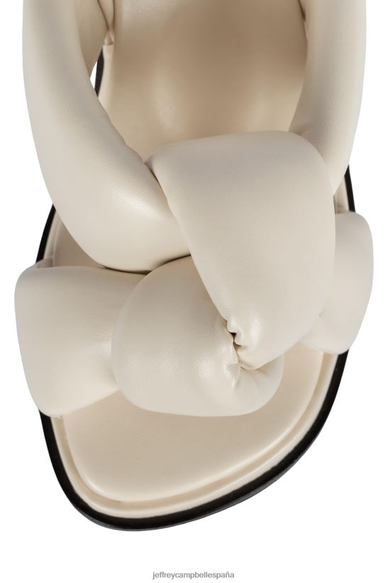 mujer Jeffrey Campbell cantando-hola crema PHXV4X1090 sandalia plataforma